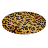 Trendy Leopard: Skin Design Pattern. Schneidebrett (Ecke)