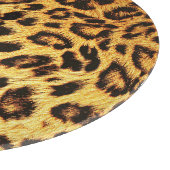 Trendy Leopard: Skin Design Pattern. Schneidebrett (Ecke)