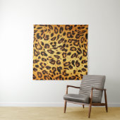 Trendy Leopard: Skin Design Pattern. Wandteppich (Beispiel)
