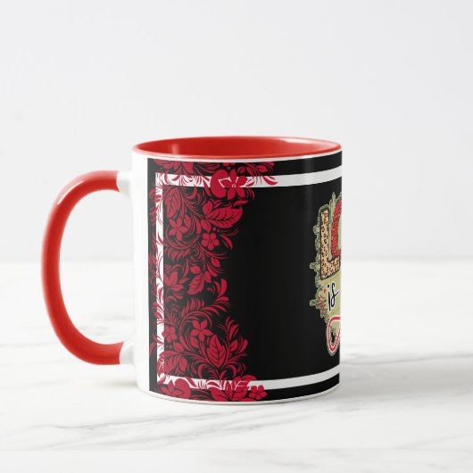 Trendy Liebe Air Valentinstag Tasse (Links)