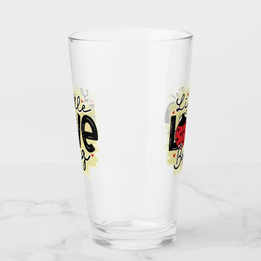 Trendy Liebe Bug Valentinstag Glas (Links)
