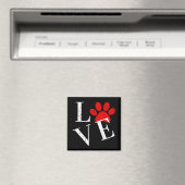 TRENDY LIEBE DOG PAW MAGNET (In Situ (Geschirrspüler))