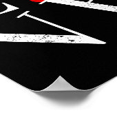 TRENDY LIEBE DOG PAW POSTER (Ecke)