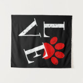 TRENDY LIEBE DOG PAW WANDTEPPICH (Vorderseite (Horizontal))