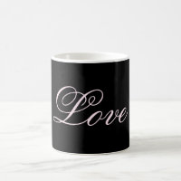 Trendy Liebe Wedding Calligraphy Script Black