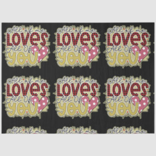 Trendy Liebe You Valentinstag Seidenpapier