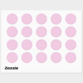 Trendy Light Blush Pink Aufkleber (Blatt)