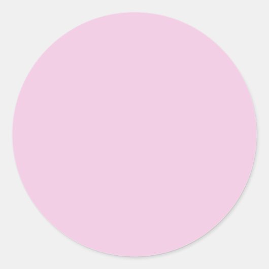 Trendy Light Blush Pink Aufkleber (Vorderseite)