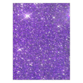 Trendy lila funkelnder GlitzerGlitz Tischdecke (Vorderseite)