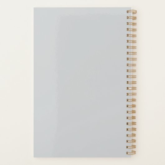 Trendy Lila Lavender Lace AI art Planer (Rückseite)