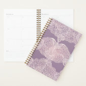 Trendy Lila Lavender Lace AI art Planer (Anzeige)