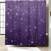 Trendy Lila Sequin Duschvorhang
