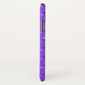Trendy Lila Star Editable Lila Iphone Case (Hinten/Rechts)