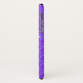 Trendy Lila Star Editable Lila Iphone Case (Hinten/Links)