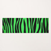 Trendy Limon Zebra Herd Second Side Zebra Print Yogamatte (Rückseite (Horizontal))