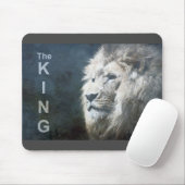 Trendy Lion Head Pop Art Picture The King Template Mousepad (Mit Mouse)