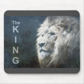 Trendy Lion Head Pop Art Picture The King Template Mousepad (Vorne)
