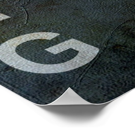 Trendy Lion Template Nature Animal The King Foto Poster (Ecke)