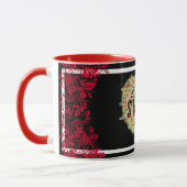 Trendy Little Heart Glitzer Valentinstag Tasse (Links)