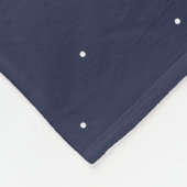 Trendy Llama Sketch & White Punkte mit Skriptnamen Fleecedecke (Ecke)