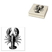 Trendy Lobster Gummistempel (Stempel)