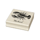 Trendy Lobster personalisiert Gummistempel (Stempel)