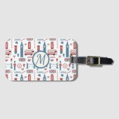 Trendy London England Big Ben English Flag Gepäckanhänger