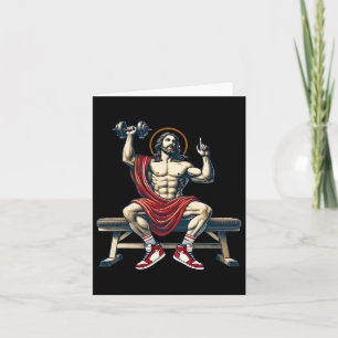 Trendy Lord Jesus Bodybuilding Workout Jesus Lifti Karte