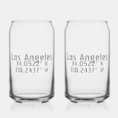 Trendy Los Angeles Coordinates Can Glass Set Dosenglas (Vorderseite)