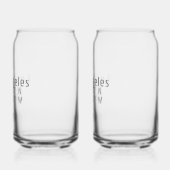 Trendy Los Angeles Coordinates Can Glass Set Dosenglas (Links)
