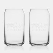 Trendy Los Angeles Coordinates Can Glass Set Dosenglas (Rückseite)