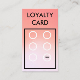 Trendy Loyalty Card Visitenkarte