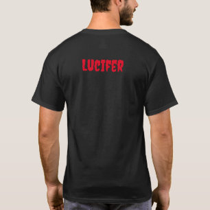 Trendy Lucifer Design T - Shirt