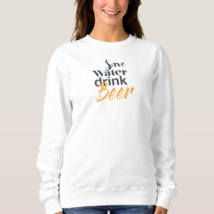 Trendy, lustig, urbanes Design Gerettet Water Drin Sweatshirt