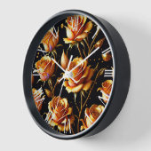 Trendy Luxury Big Gold Rose Collection Uhr (Winkel)