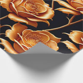 Trendy Luxury Boho Gold Rose Collection Geschenkpapier (Ecke)