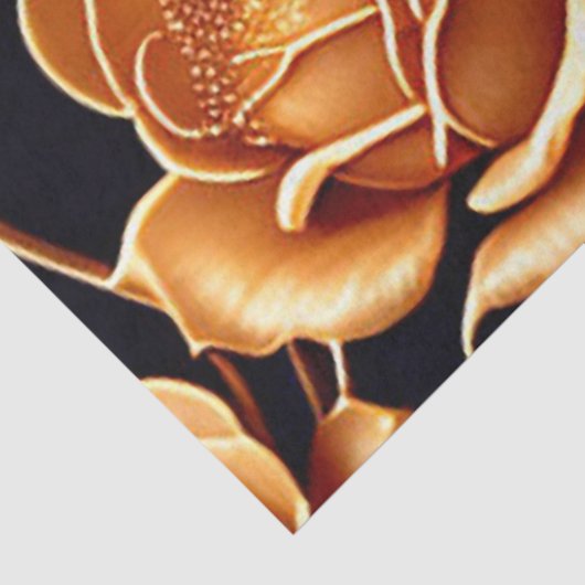 Trendy Luxury Boho Gold Rose Collection Seidenpapier (Ausschnitt)