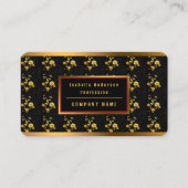 Trendy Luxury Elegante Visitenkarte (Vorderseite)