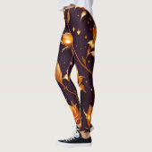 Trendy Luxury Gold Boho Rose Collection Leggings (Links)
