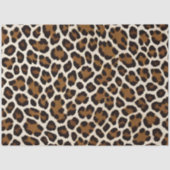 Trendy Luxus Weißer Leopard Seidenpapier (Vorderseite)