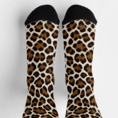 Trendy Luxus Weißer Leopard Socken (Oben)