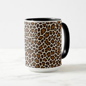 Trendy Luxus Weißer Leopard Tasse (VorderseiteRechts)