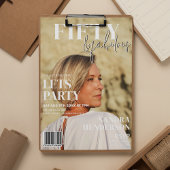 Trendy Magazine Cover | 50. Geburtstagsparty Einladung