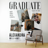 Trendy Magazine Cover Collage Inspiriert Abschluss Wandteppich (Beispiel)