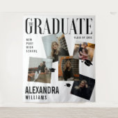 Trendy Magazine Cover Collage Inspiriert Abschluss Wandteppich (Vorderseite)