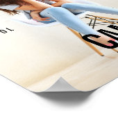 Trendy Magazine Cover Inspiriert Abschluss Poster (Ecke)