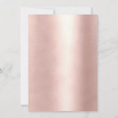 Trendy Magazine Cover-Photo Inspirierte Einladung (Rückseite)