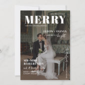 Trendy Magazine Cover Verheiratete Weihnachten (Vorderseite)