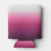 trendy magenta maroon marsala burgundy ombre dosenkühler (Rückseite)