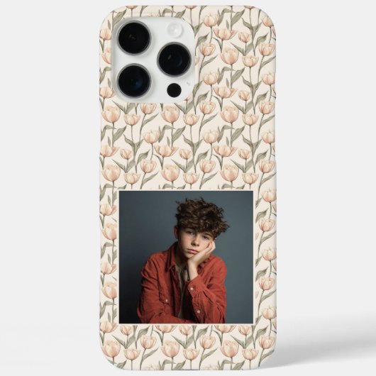 Trendy Maid Of Honor Gift Tulip Photo  Case-Mate iPhone Hülle (Rückseite)
